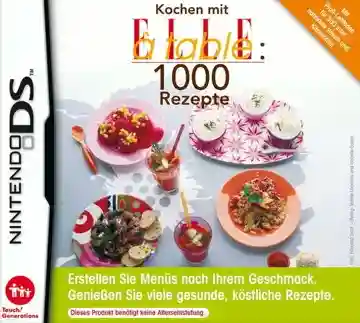 1000 Cooking Recipes from Elle a Table (Europe) (En,Fr,De,Es,It) (NDSi Enhanced)-Nintendo DS